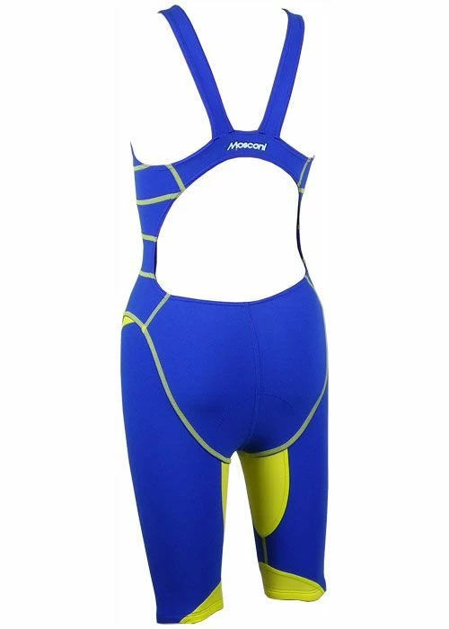 Mosconi Womens Triathlon Shark Tri Suit Royal/Amarillo - Image 2