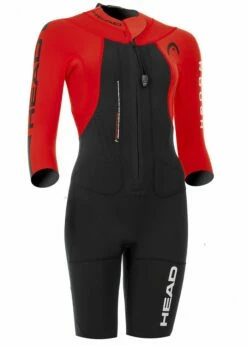 Head Swimrun Rough Shorty Womens Wetsuit - Black/Red