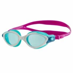 Speedo Futura Biofuse Flexiseal Female Goggles - Diva / White / Peppermint