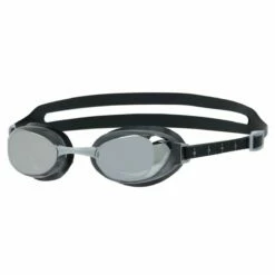 Speedo Aquapure Mirror Goggles - Black / Silver / Chrome