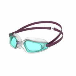 Speedo Hydropulse Junior Goggles - Deep Plum / Light Blue