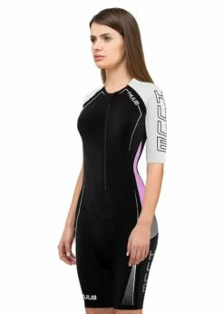 HUUB Women's Anemoi Aero Tri Suit - Black / Lilac