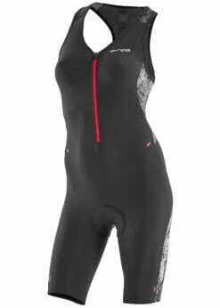 Orca Women's 226 Sleeveless Perform Race Suit - Black / White