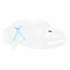 TYR Rogue Women's Fit Swim Mask - Clear/Blue/Grey