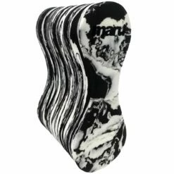 Maru Swirl Pull Buoy - Black/White