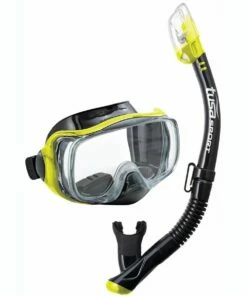 TUSA Imprex 3D Combo Snorkelling Set - Black/ Flash Yellow