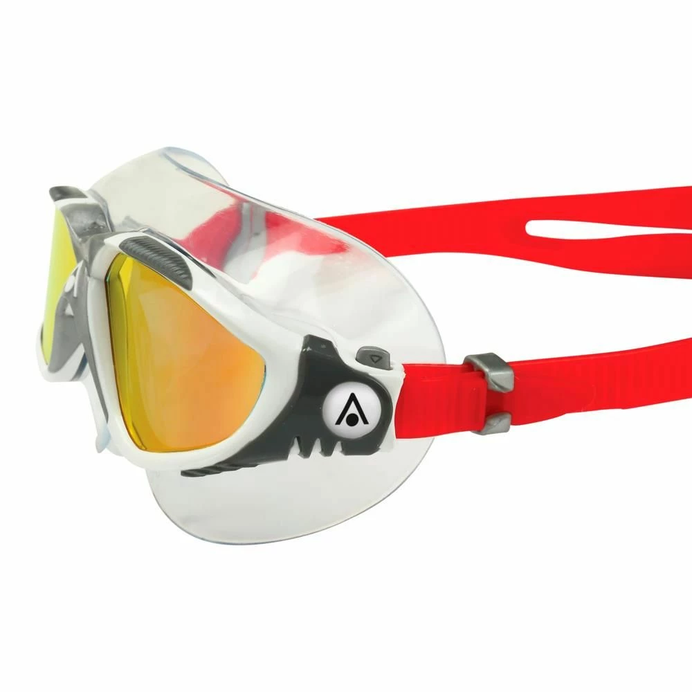 Aqua Sphere Vista Red Titanium Mirrored Goggles - White/ Red - Image 5