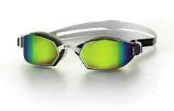 Zoggs Ultima Air Goggles - Lime/ Black/ Tint Smoke