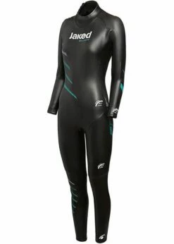 Jaked Womens Challenger Wetsuit - Black / Sky Blue