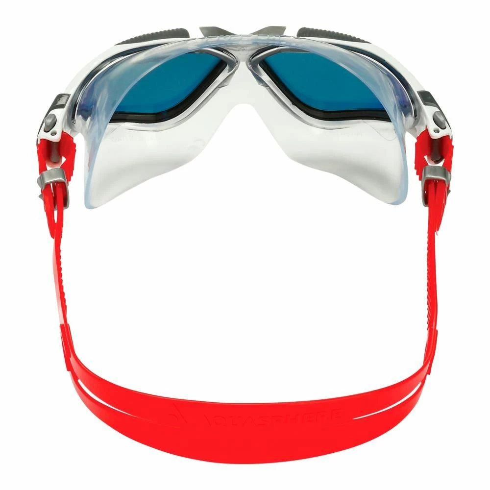 Aqua Sphere Vista Red Titanium Mirrored Goggles - White/ Red - Image 4