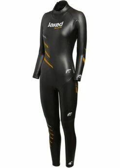 Jaked Womens Challenger Wetsuit - Black / Orange