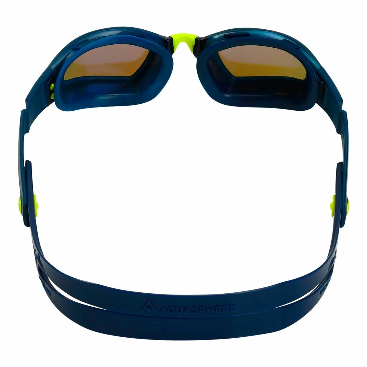 Aqua Sphere Ninja Blue Titanium Mirrored Goggles - Lightning Wave - Image 4