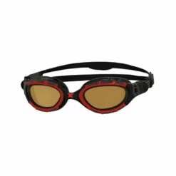 Zoggs Predator Flex Polarised Ultra Goggles - Red/Black/Copper Polarized