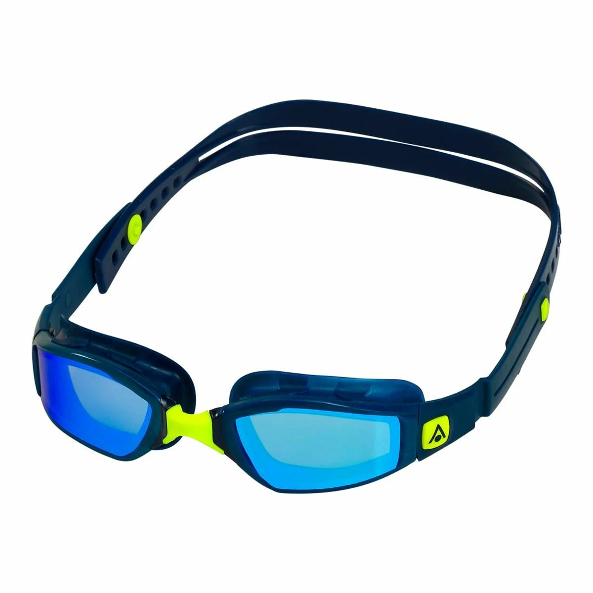 Aqua Sphere Ninja Blue Titanium Mirrored Goggles - Lightning Wave - Image 3
