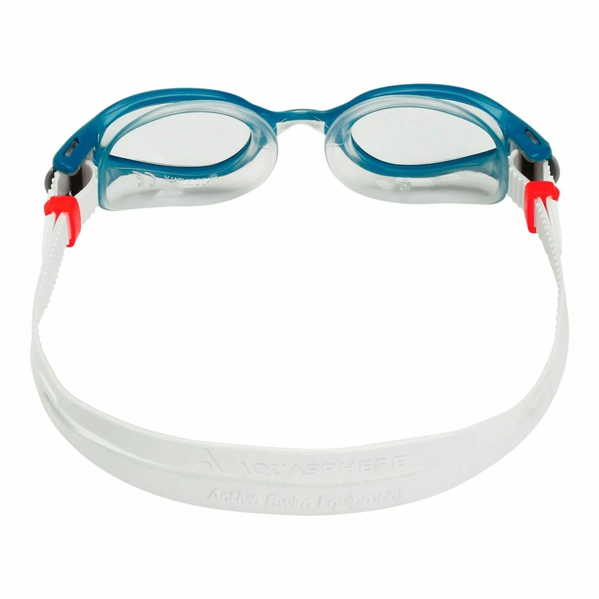 Aquasphere Kaiman Exo Clear Lens Goggles - Blue/ Transparent - Image 4