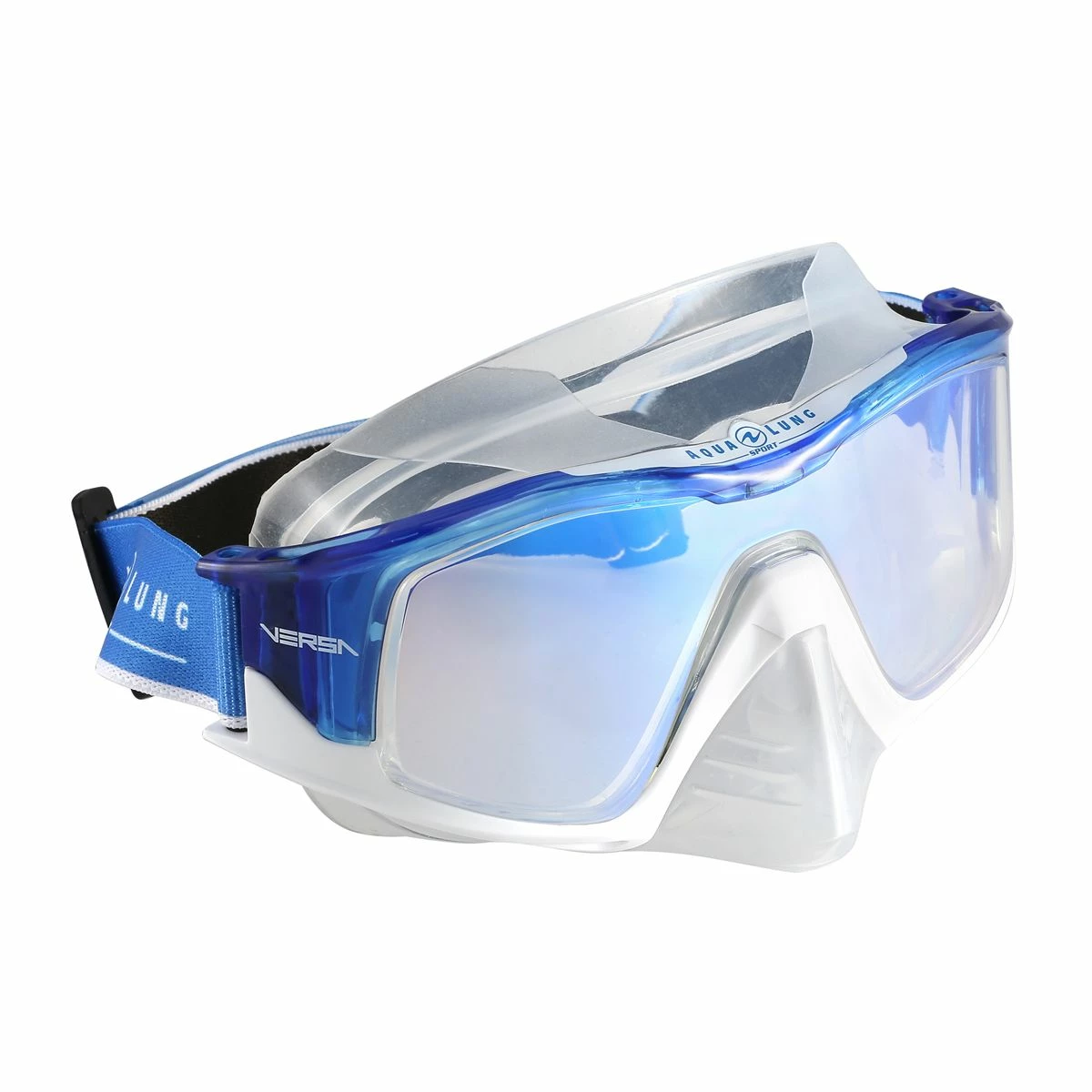 Aqua Lung Versa Ultra Blue Tinted Snorkelling Mask - Transparent / Blue