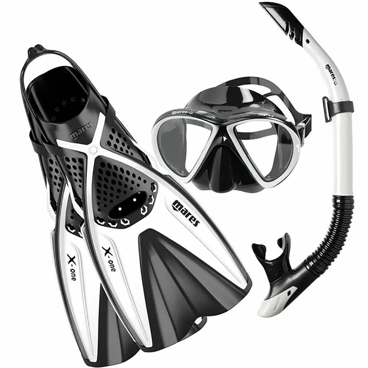 Mares X-One Marea Snorkelling Set - White